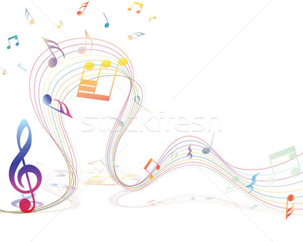 Musical Design Stock photo © angelp