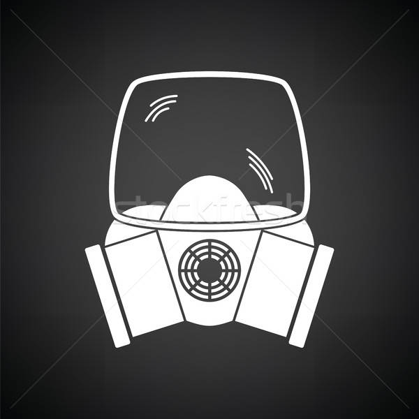 Fire mask icon Stock photo © angelp