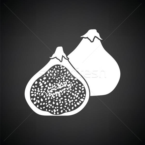 Fig fruit icon Stock photo © angelp