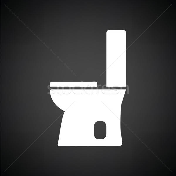 Toilet bowl icon Stock photo © angelp