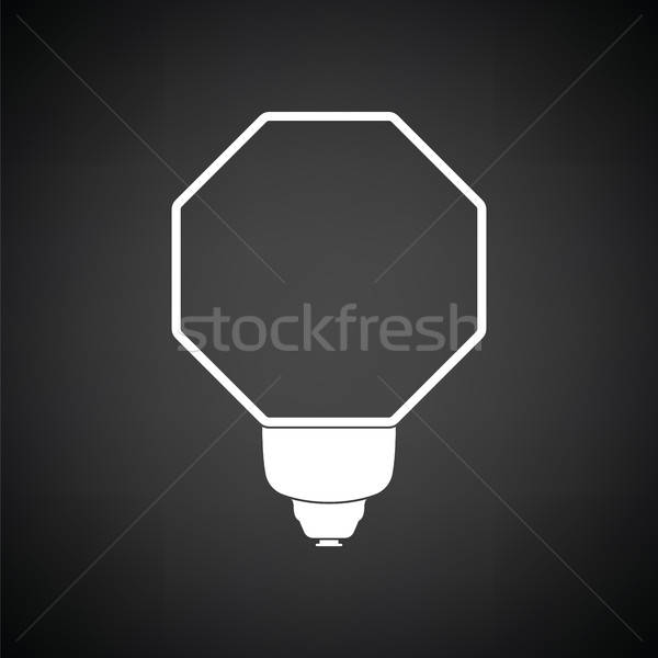 Icon draagbaar mode flash zwart wit technologie Stockfoto © angelp