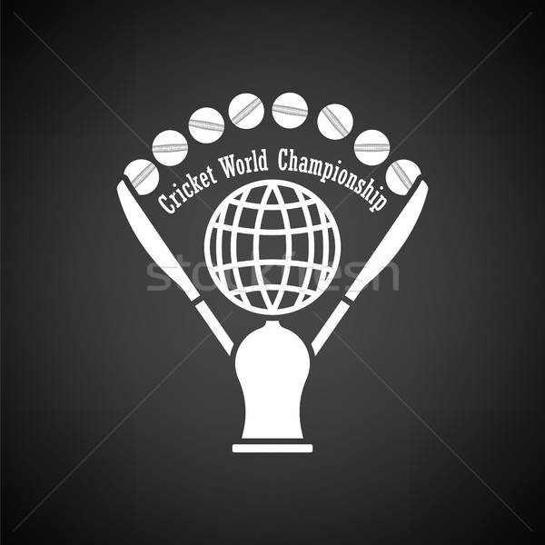 Cricket cup icon Stock photo © angelp