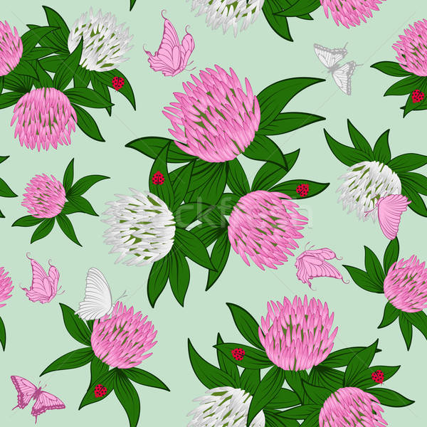 Seamless floral pattern Stock photo © angelp