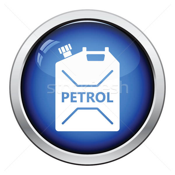 Combustível ícone botão projeto carro Foto stock © angelp