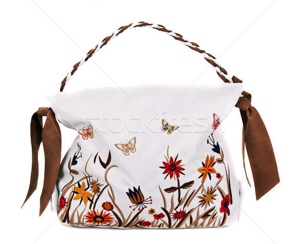 Stock photo: woman bag isolated on white 
