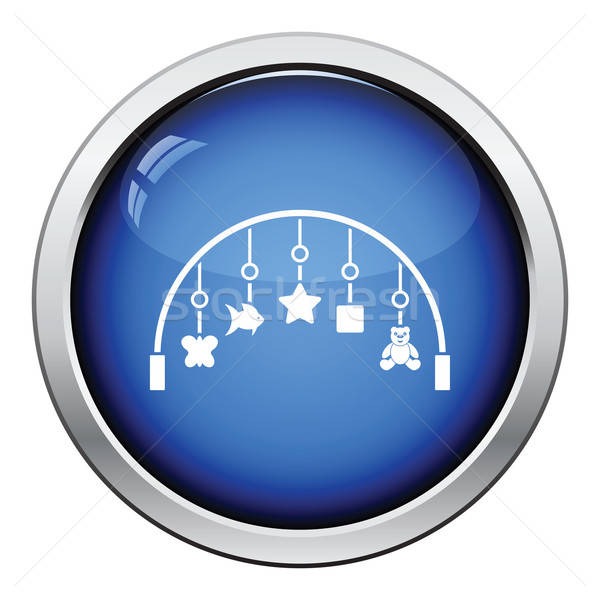 Baby arc with hanged toys icon Stock photo © angelp