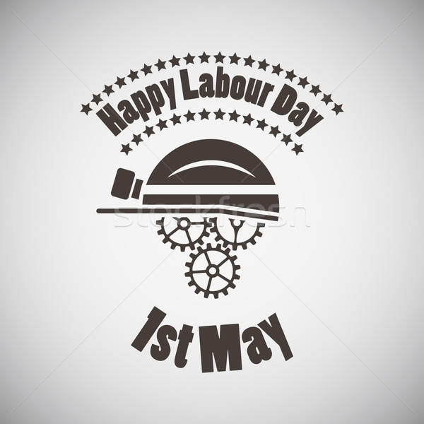 Labour Day Emblem Stock photo © angelp