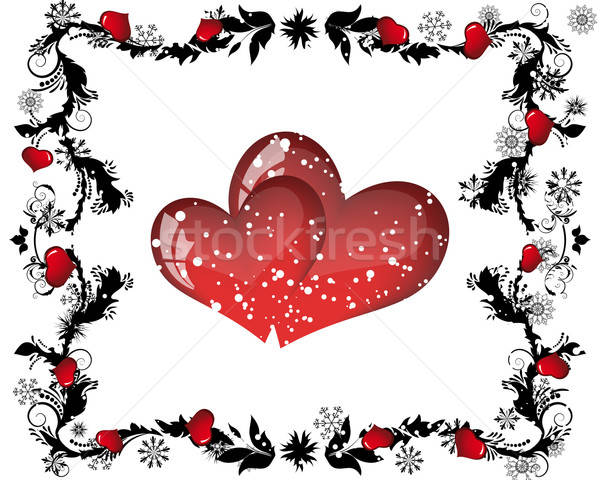 St. Valentine's day card Stock photo © angelp