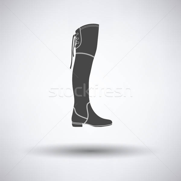 Hessian boots icon Stock photo © angelp