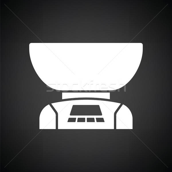 Kitchen electric scales icon Stock photo © angelp
