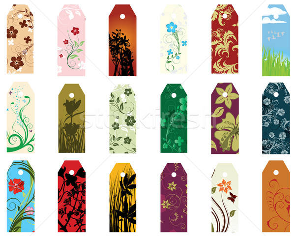 Stock photo: bookmarks set