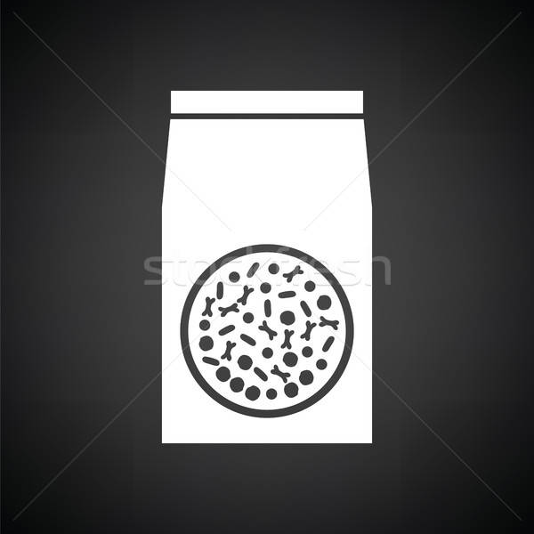 Packet of dog food icon Stock photo © angelp