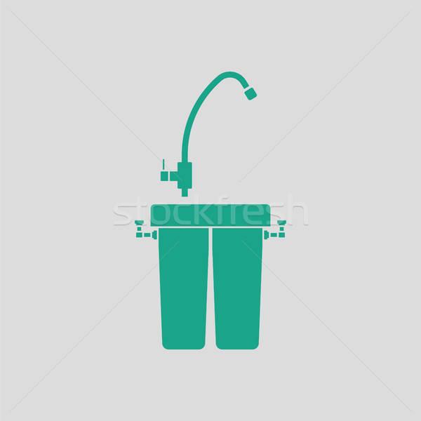 Water filter icon Stock photo © angelp