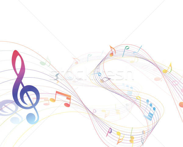 Musical Design Stock photo © angelp