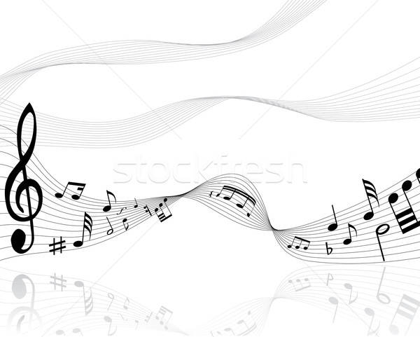 musical notes Stock photo © angelp