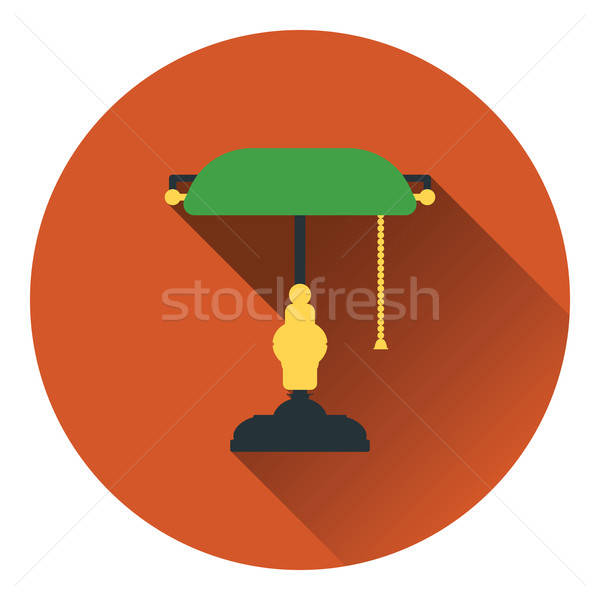 Writer's lamp icon Stock photo © angelp