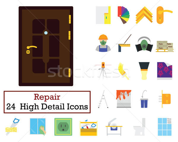 Set of 24 Housing repairs Icons Stock photo © angelp