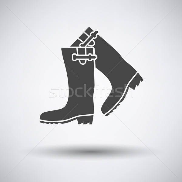 Hunter's rubber boots icon Stock photo © angelp