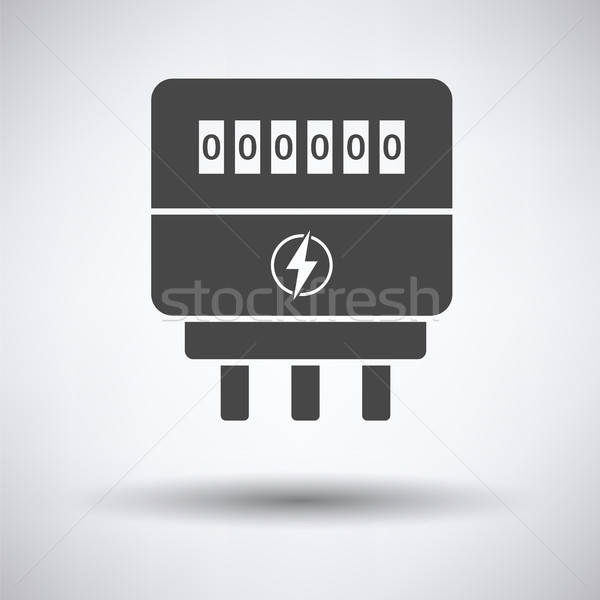 Electric meter icon Stock photo © angelp