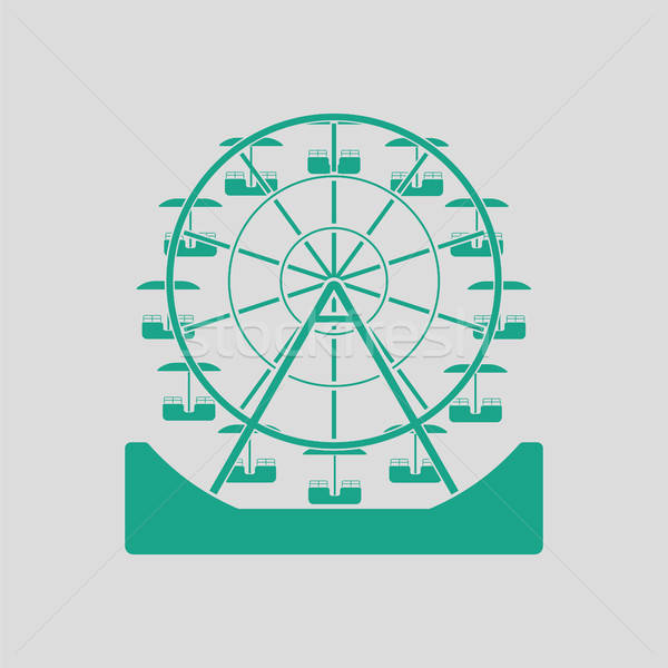 Ferris wheel icon Stock photo © angelp