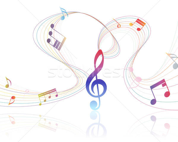 Musicale design elementi musica personale Foto d'archivio © angelp