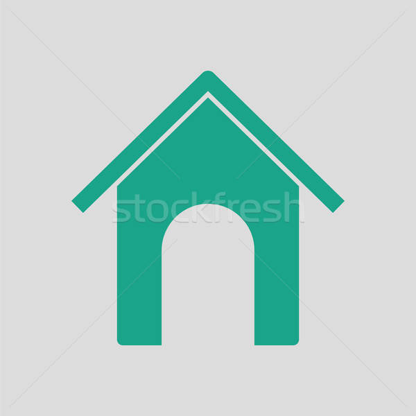 Dog house icon Stock photo © angelp