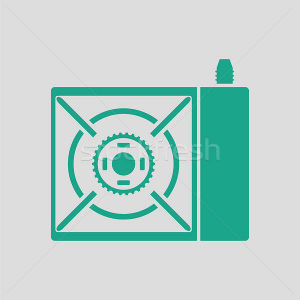Camping gas burner stove icon Stock photo © angelp