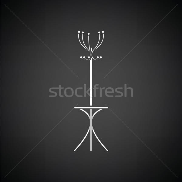 Office coat stand icon Stock photo © angelp