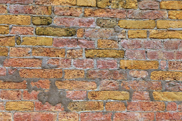Tekstury wenecki cegły murem Wenecja Włochy Zdjęcia stock © angelp