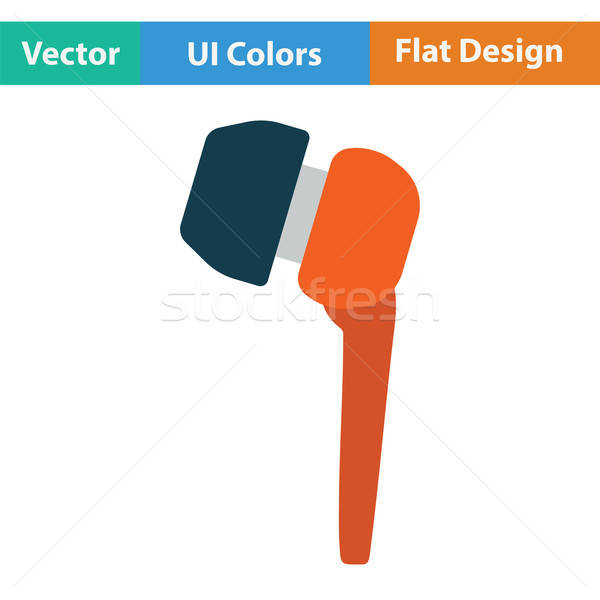 Stockfoto: Hoofdtelefoon · icon · kleur · ontwerp · computer · telefoon