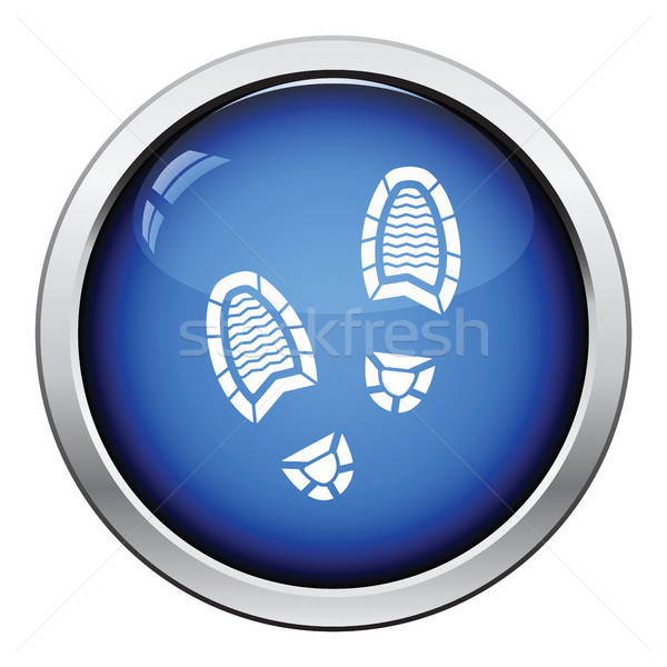 Man footprint icon Stock photo © angelp