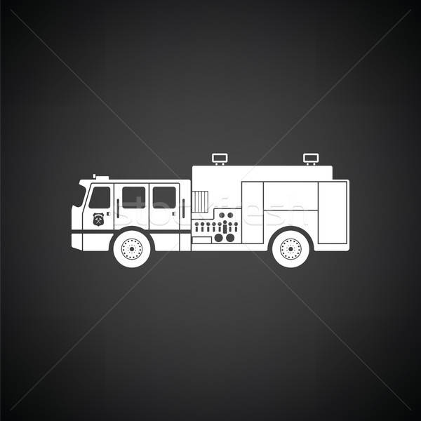 Fire service truck icon Stock photo © angelp