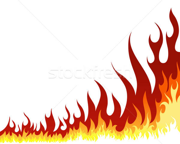 fire background Stock photo © angelp