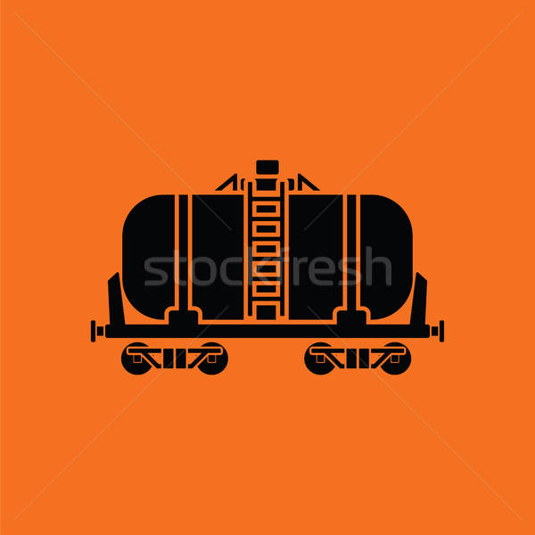 Oil railway tank icon Stock photo © angelp