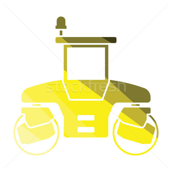 Icon of road roller Stock photo © angelp