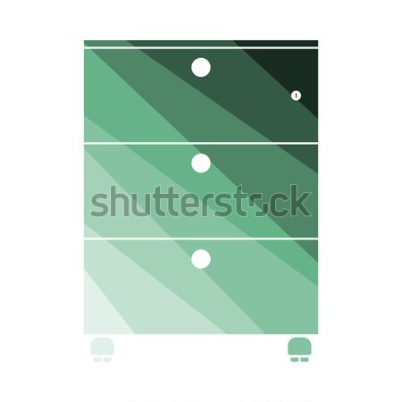 Stock photo: Office cabinet icon