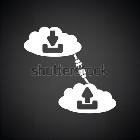 Cloud connection icon Stock photo © angelp