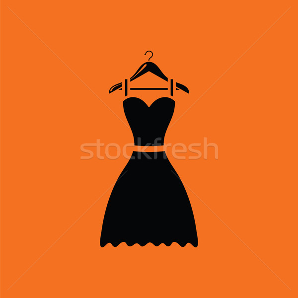 Elegant dress on shoulders icon Stock photo © angelp