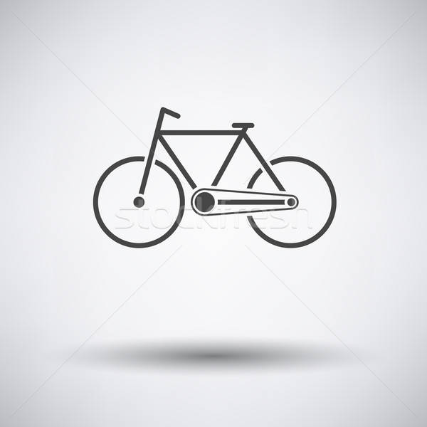 Stockfoto: Ecologisch · fiets · icon · grijs · groene · reizen