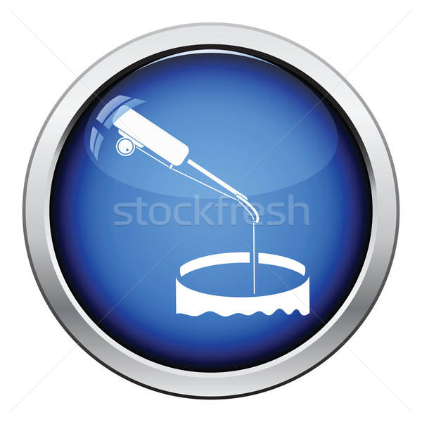Icon of Fishing winter tackle  Stock photo © angelp