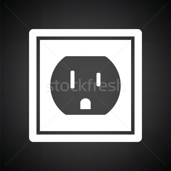 Electric outlet icon Stock photo © angelp
