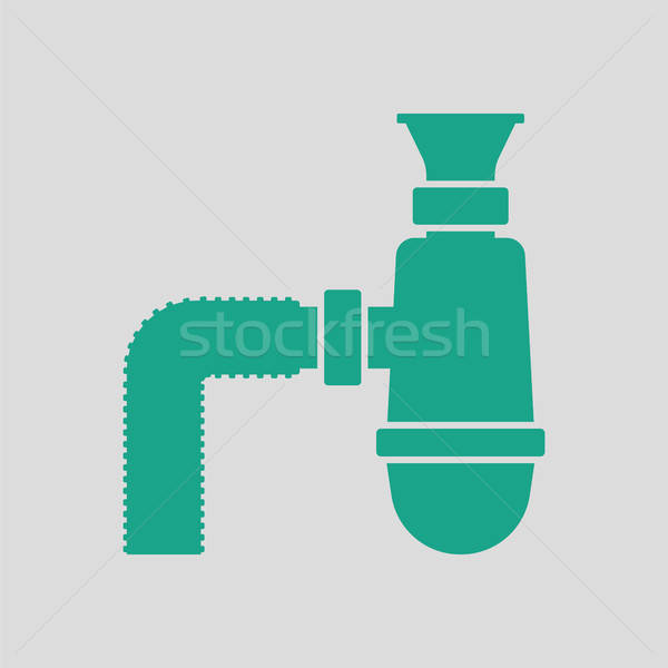 Bathroom siphon icon Stock photo © angelp