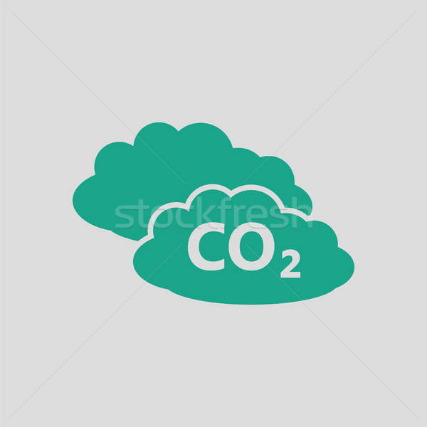 CO 2 cloud icon Stock photo © angelp