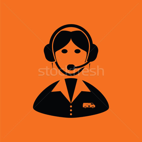Logistic dispatcher consultant icon Stock photo © angelp