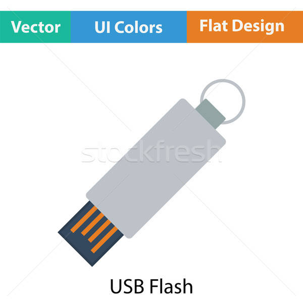 USB flash icon Stock photo © angelp