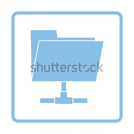 Shared folder icon Stock photo © angelp