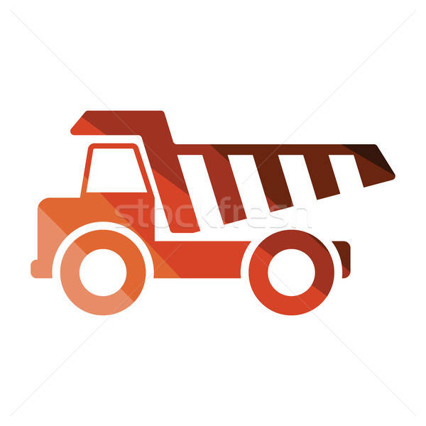 Icon of tipper Stock photo © angelp
