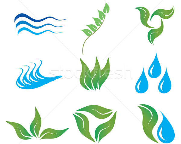 ecology icons Stock photo © angelp