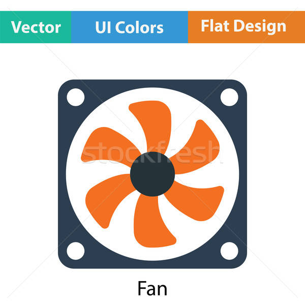 Fan icon Stock photo © angelp