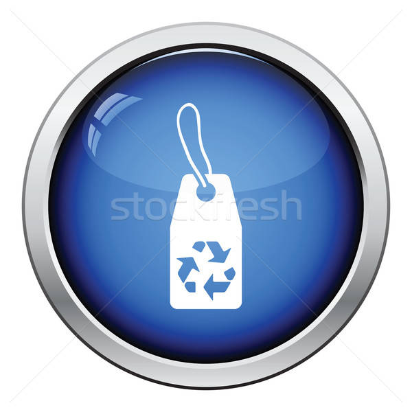 Tag and recycle sign icon Stock photo © angelp